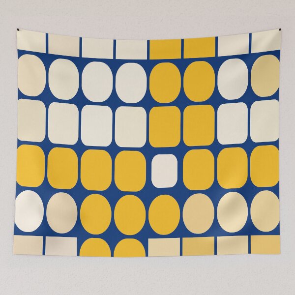 Item preview, Colorful Mosaic Tiles Pattern Throw Pillow 08 designed and sold by blueocan.