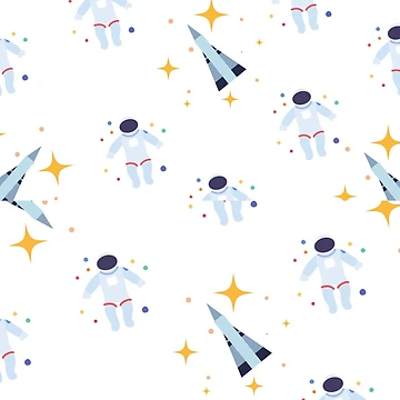 Artwork thumbnail, Spaceman Pattern by mench64