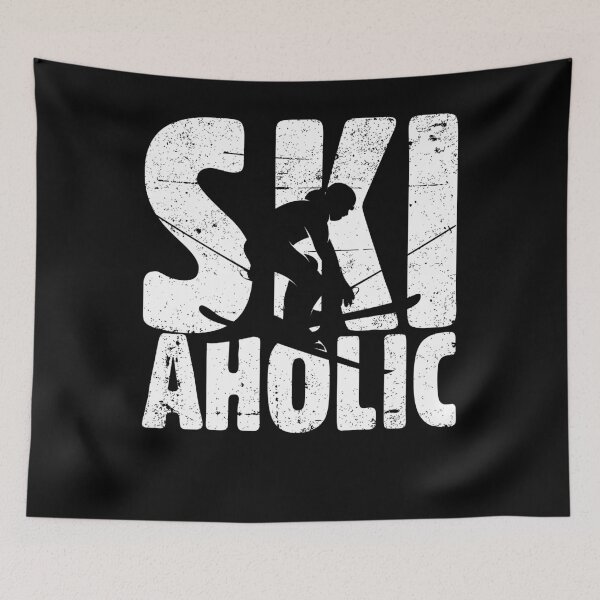Item preview, I am a Skiaholic | Funny Winter Extreme Sports Skiing Quote designed and sold by thecooltable.