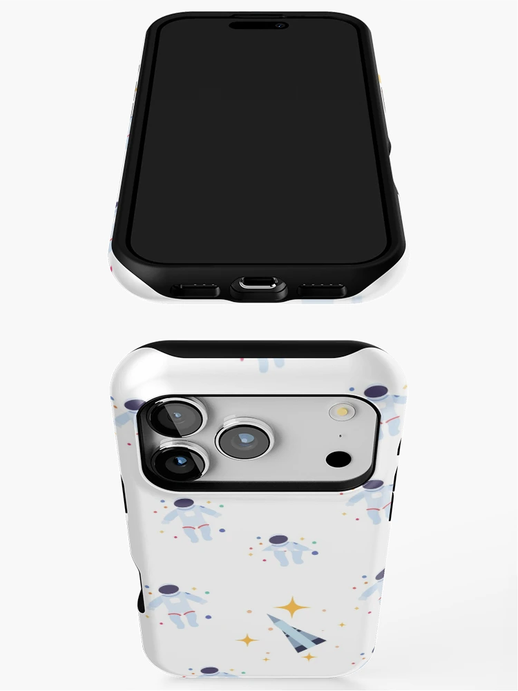 Thumbnail 3 of 4, iPhone Case, Spaceman Pattern designed and sold by mench64.