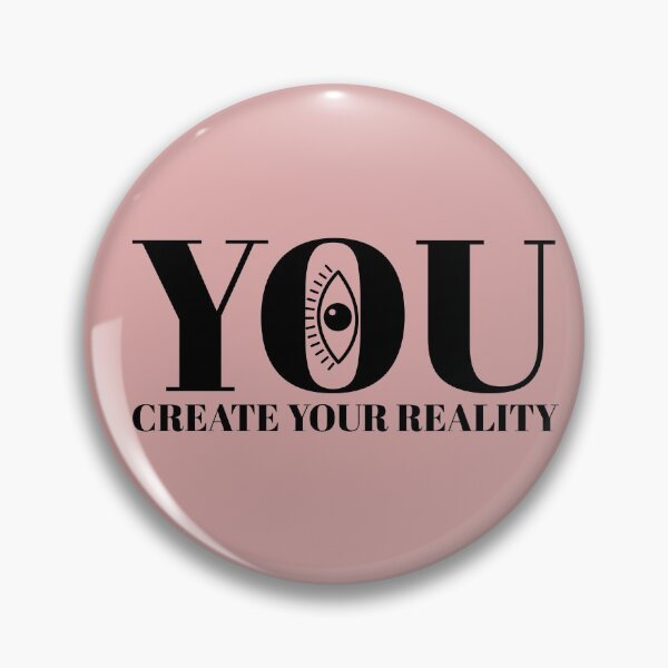 Item preview, You create your reality | Law of attraction quote With beautiful spiritual eye designed and sold by Theleochick.