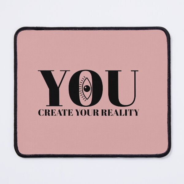 Item preview, You create your reality | Law of attraction quote With beautiful spiritual eye designed and sold by Theleochick.