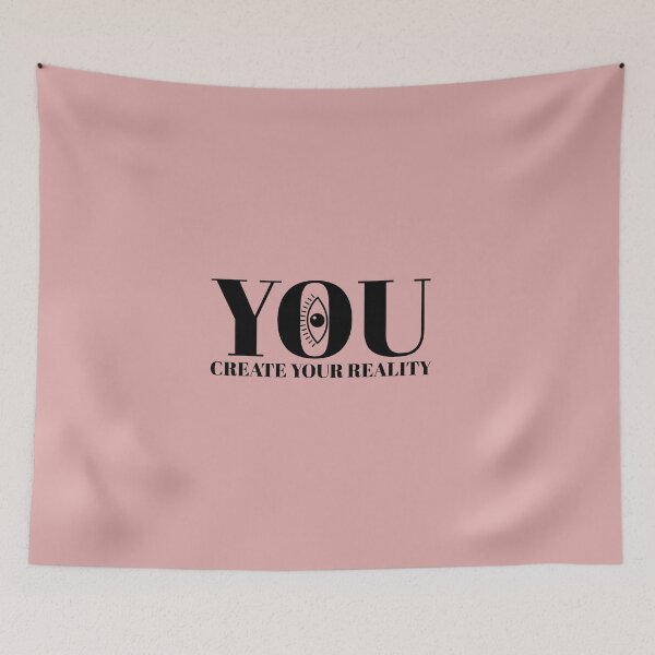 Item preview, You create your reality | Law of attraction quote With beautiful spiritual eye designed and sold by Theleochick.