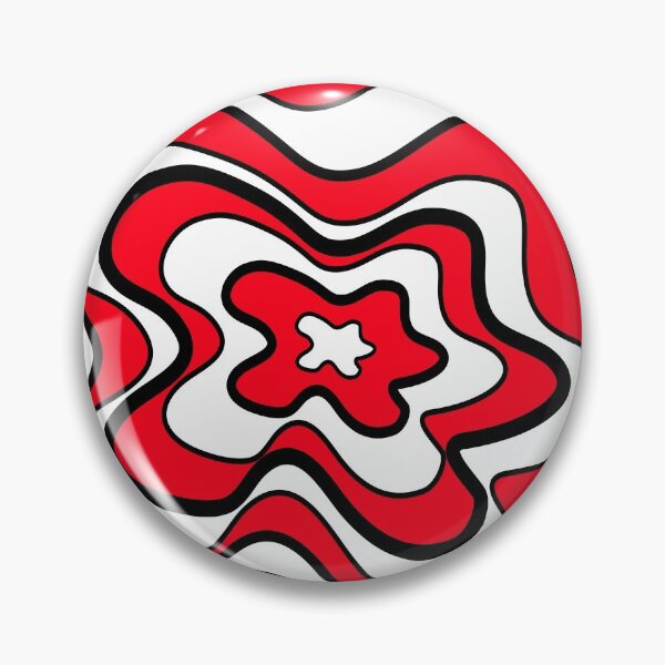 Item preview, Abstract pattern - red and white. designed and sold by K.S ART.