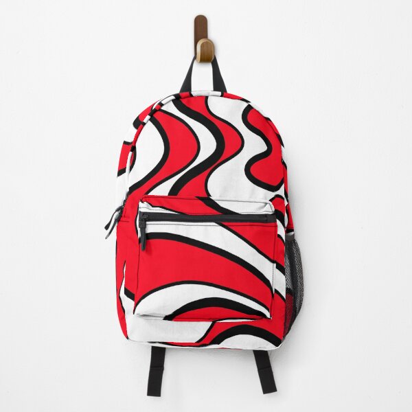 Item preview, Abstract pattern - red and white. designed and sold by K.S ART.