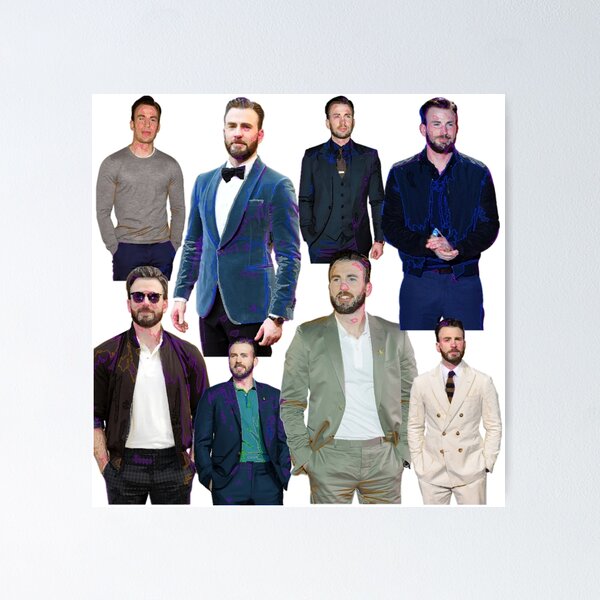 Item preview, Collage de fotos de Chris Evans designed and sold by MarioColtello.