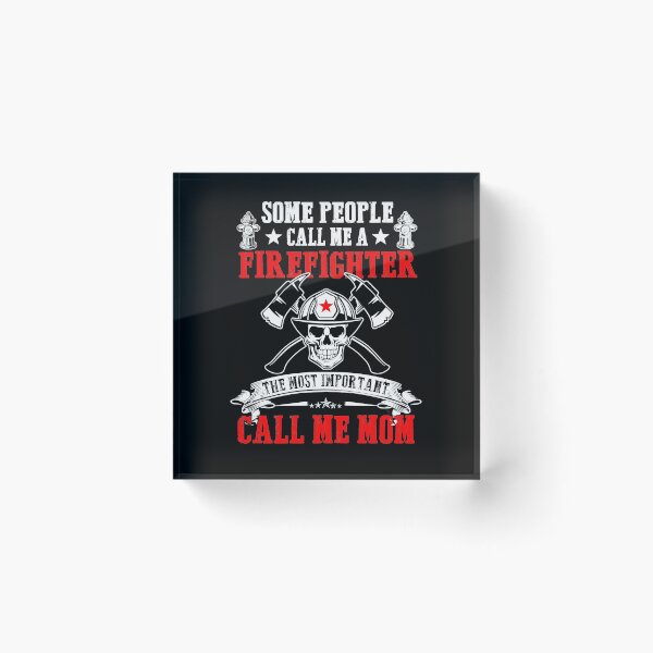 Item preview, Pride Work Firefighter Mom Gifts for Father from Kids Son Daughter designed and sold by LKTankdesign.