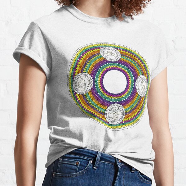 ENIGMA Mandala | Festival - SimmyGhatt Classic T-Shirt