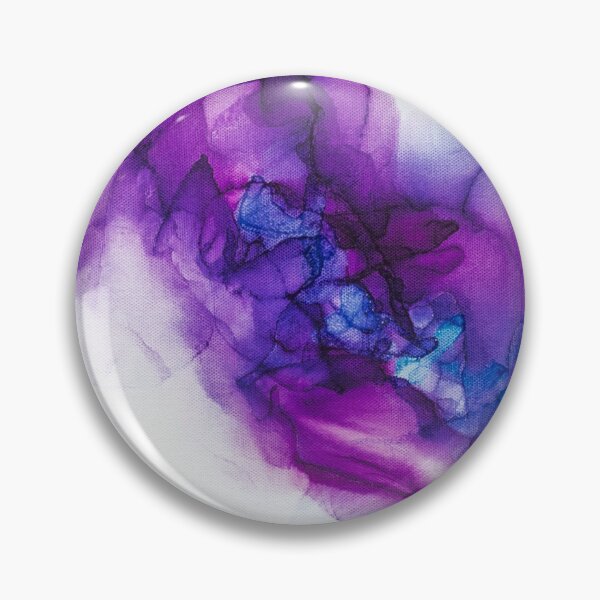 Item preview, Smokey Violet Caressing Aqua designed and sold by Catherine Halliday Art.