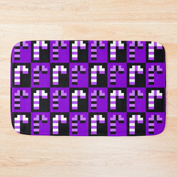 Item preview, Cute Little Pixel Candy Canes, Purple and Black designed and sold by rin3d .