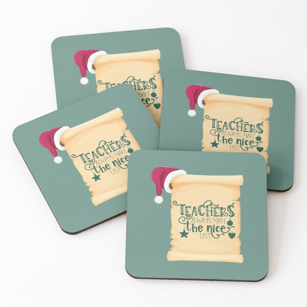 Item preview, Teachers always make the nice list designed and sold by Mumzy2many.