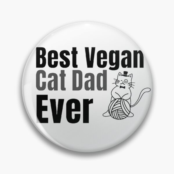 Item preview, Best Vegan Cat Dad Ever , cat lovers, funny cat designed and sold by Special-Art1.