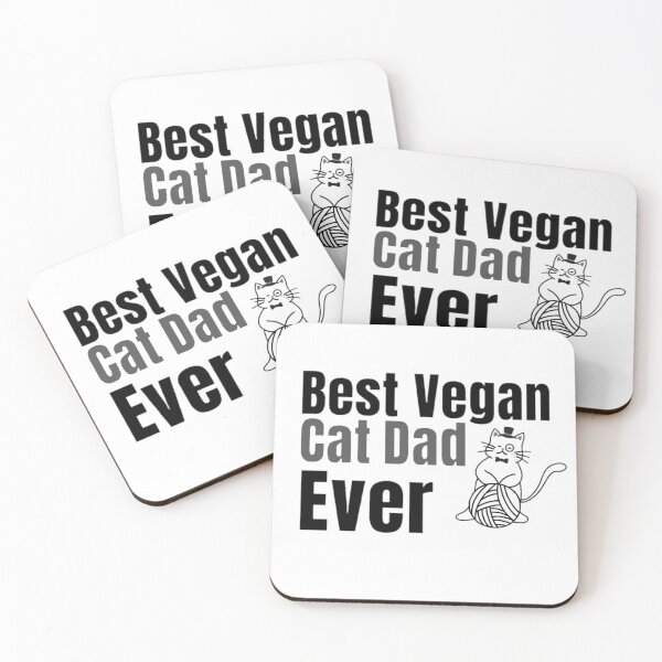 Item preview, Best Vegan Cat Dad Ever , cat lovers, funny cat designed and sold by Special-Art1.