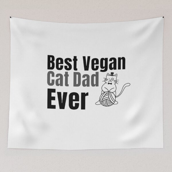 Item preview, Best Vegan Cat Dad Ever , cat lovers, funny cat designed and sold by Special-Art1.