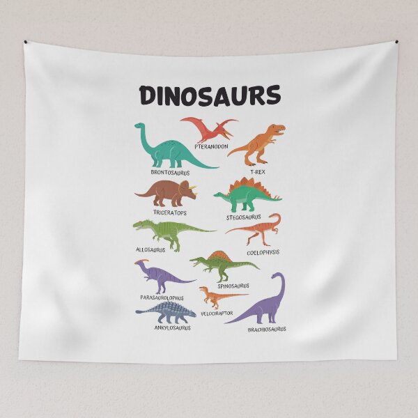 Item preview, Dinosaur Nursery Print, Educational Illustration designed and sold by AllboutTeesigns.