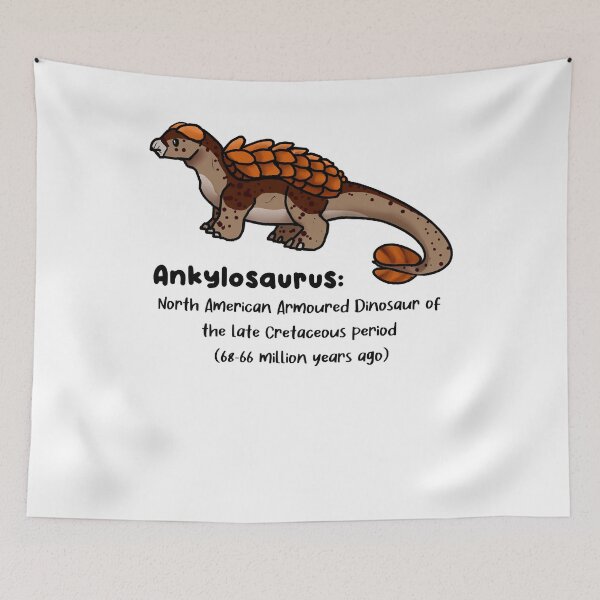 Item preview, Endowed Beauty Dino Cera Good Ankylosaurus Armoured Dinosaur Of The Late Cretaceous 68-66 Million Ye designed and sold by BulldogRodrigue.