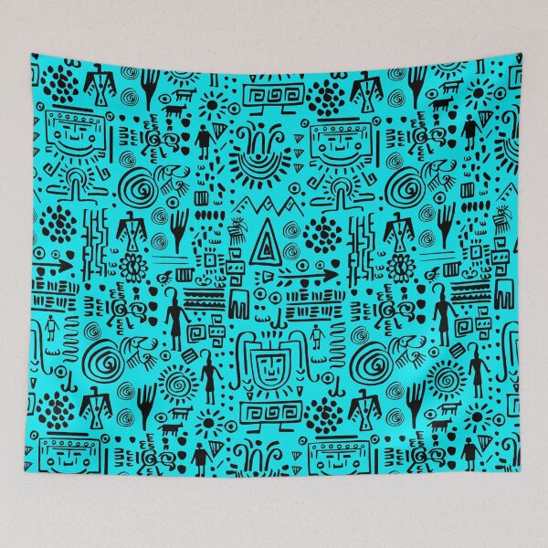 Item preview, Traditional African Folklore Symbols Pattern 1 designed and sold by EDDArt.