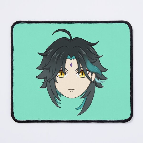Item preview, Genshin Impact Xiao Chibi face designed and sold by jannahjailani.