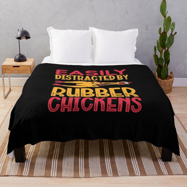 Item preview, Easily Distracted By Rubber Chickens designed and sold by XASTY.