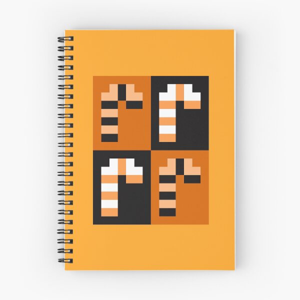 Item preview, Cute Little Pixel Candy Canes, Orange and Black designed and sold by rin3d .