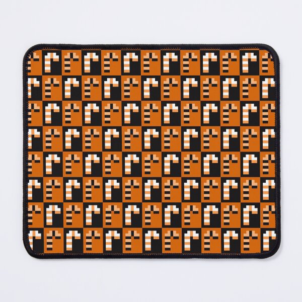 Item preview, Cute Little Pixel Candy Canes, Orange and Black designed and sold by rin3d .