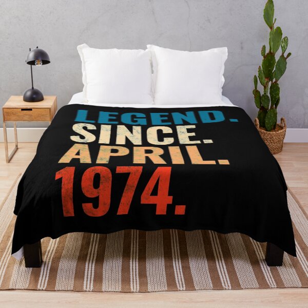 Item preview, Legend Since April 1974 Retro Vintage designed and sold by Teelogic.