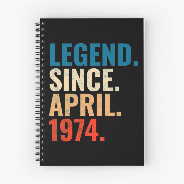 Item preview, Legend Since April 1974 Retro Vintage designed and sold by Teelogic.