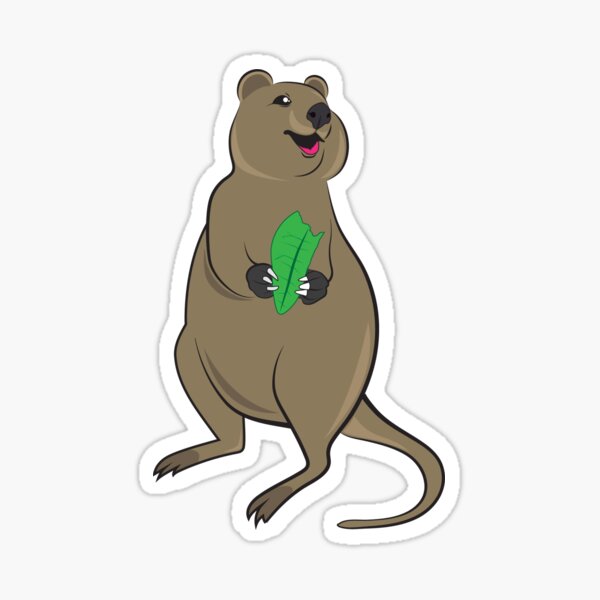 Vista previa del artículo con la obra «Snacky el Quokka», diseñado y vendido por quokkaeveryhour.