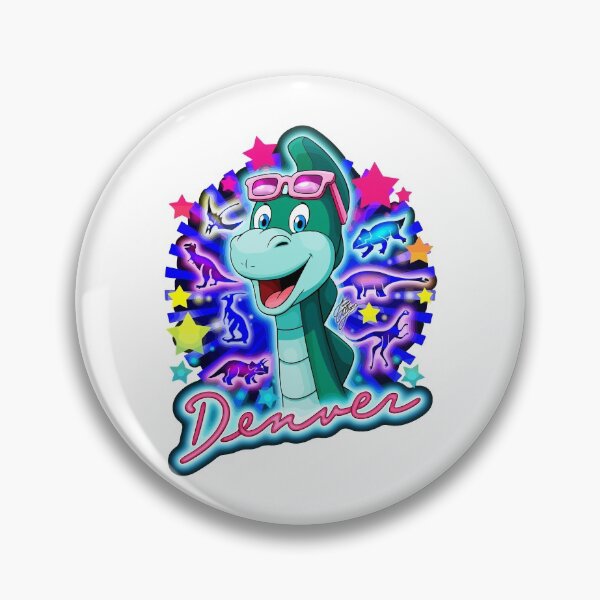Item preview, Endowed Beauty Dino Cera Good Denver The Last Saur Neon Retro designed and sold by BulldogRodrigue.
