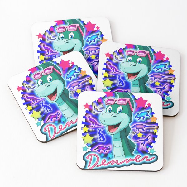 Item preview, Endowed Beauty Dino Cera Good Denver The Last Saur Neon Retro designed and sold by BulldogRodrigue.