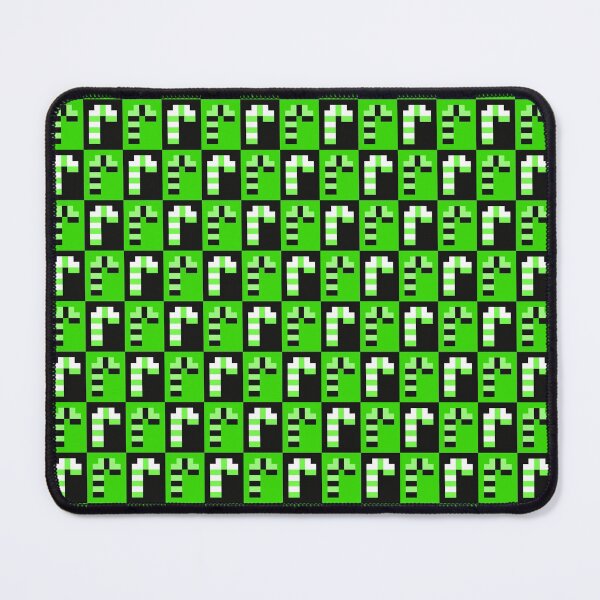 Item preview, Cute Little Pixel Candy Canes, Green and Black designed and sold by rin3d .