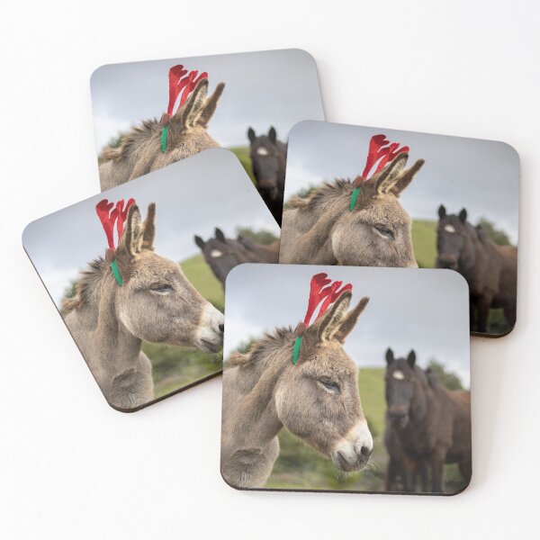 Item preview, Christmas season, donkey with decoration, funny and cute animal. designed and sold by AylaHarbich.
