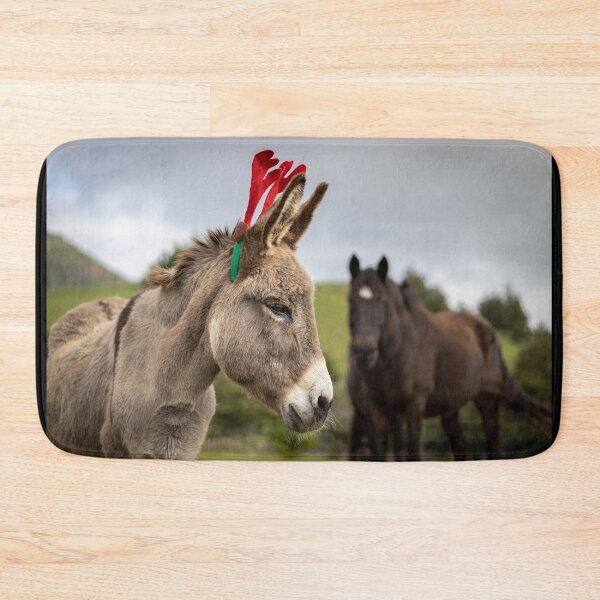 Item preview, Christmas season, donkey with decoration, funny and cute animal. designed and sold by AylaHarbich.