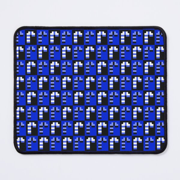 Item preview, Cute Little Pixel Candy Canes, Blue and Black designed and sold by rin3d .