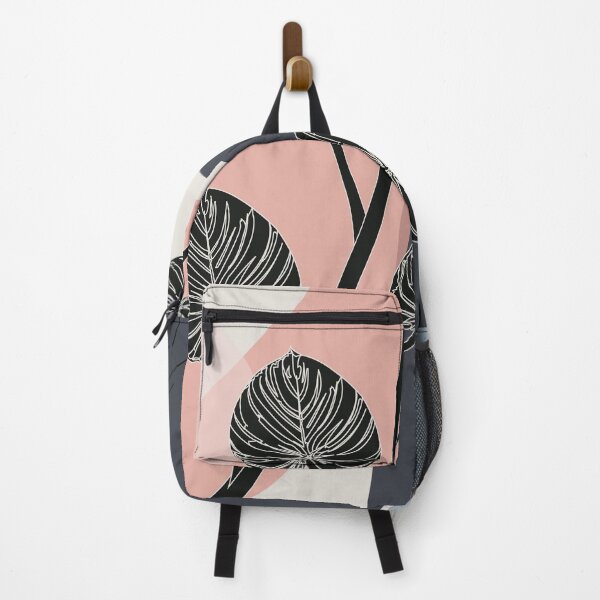 Item preview, Abstract modern art black leaf branch with colored background, cute creative artwork designed and sold by SGS-.