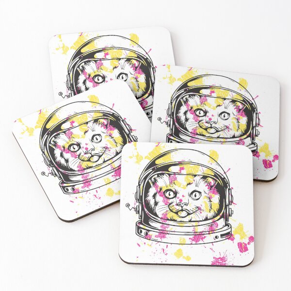 Item preview, Astronaut Cat Space designed and sold by wow-designs.