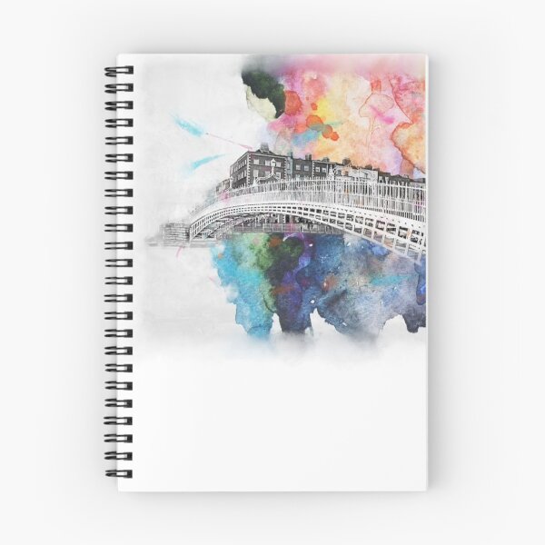 Item preview, Halfpenny Bridge, Dublin - Irish Landmarks designed and sold by calmwithkatrina.