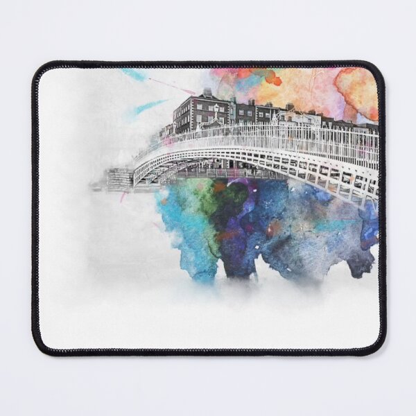 Item preview, Halfpenny Bridge, Dublin - Irish Landmarks designed and sold by calmwithkatrina.