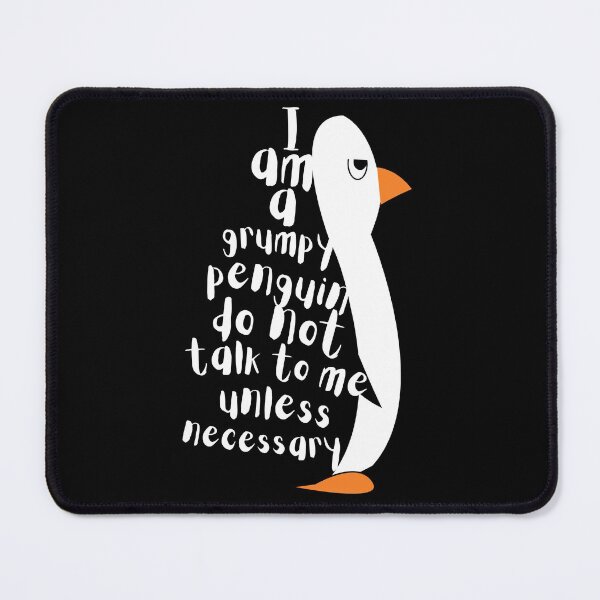 Item preview, The Grumpy Penguin designed and sold by Penguin Couture.