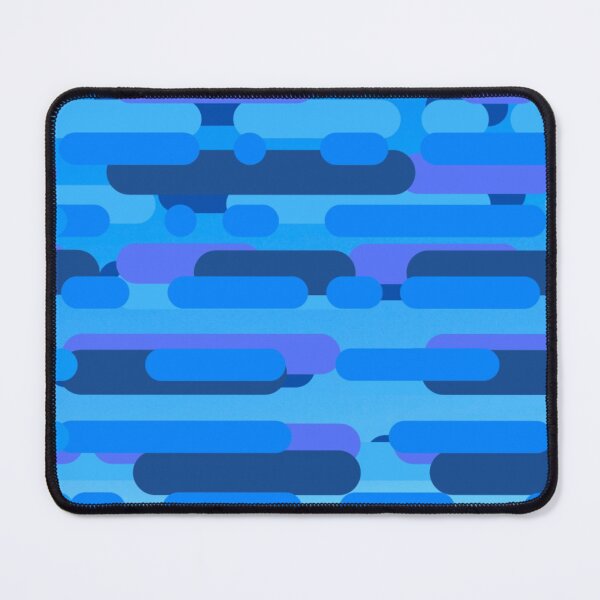 Artikelvorschau, Farbmuster mit blauen Linien entworfen und verkauft von LMoonDesigns.
