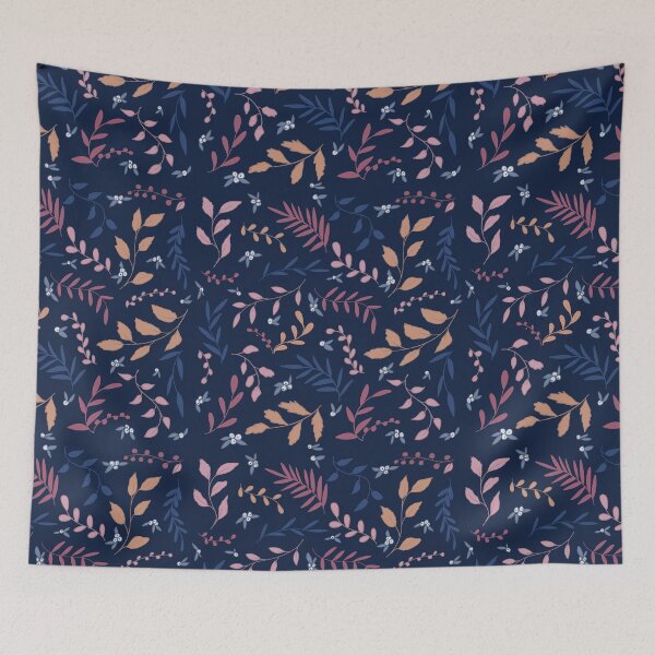 Item preview, Leaves, branches and berries patterndesign. Floral designed and sold by IriArt-Designs.