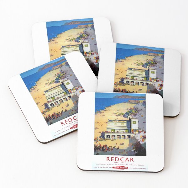 Item preview, Vintage British Railways advertising poster for Redcar, Yorkshire designed and sold by Random Railways.