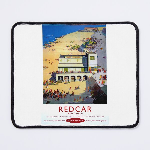 Item preview, Vintage British Railways advertising poster for Redcar, Yorkshire designed and sold by Random Railways.