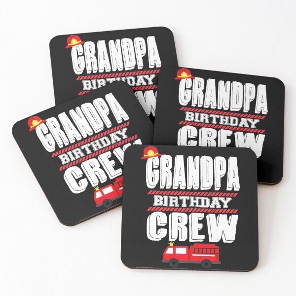 Item preview, Pride Work Grandpa Birthday Crew Fire Truck Fireman Party designed and sold by CHTankdesign.
