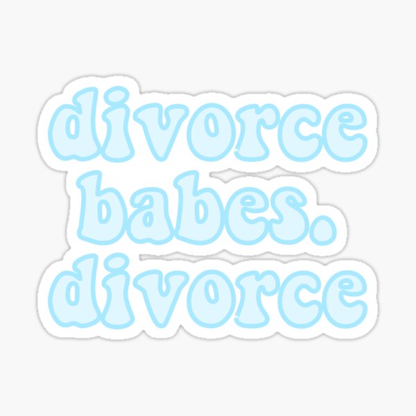 Divorce Babes Divorce Sticker