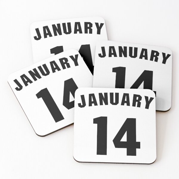 Item preview, Date of birth 14 January birthday gift sport design designed and sold by Panya-Design.