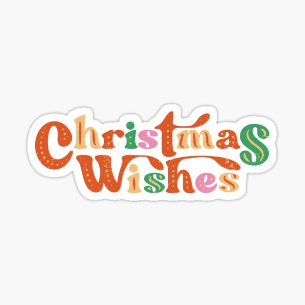 Christmas Wishes Design | Best GRD Designs Sticker
