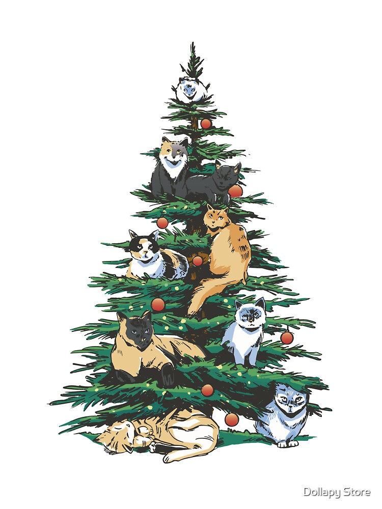 Cat lovers 2024 christmas tree