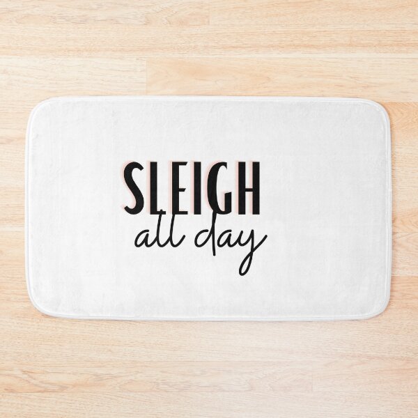 Item preview, Sleigh all day funny silly holiday christmas t shirt sweatshirt top designed and sold by Paintingladycat.