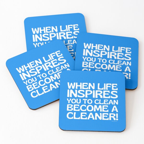 Item preview, When Life Inspires You to Clean Become a Cleaner Janitor Fun designed and sold by SavvyCleaner.